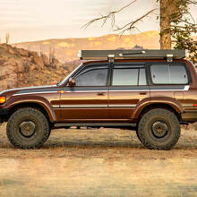 Vintage Side Stripes Vinyl Decal for Toyota Land Cruiser 80 Series_2