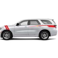 Side rear and front Hash Fender Stripes Door Vinyl Graphic Decal Stripes for Dodge Durango
 3