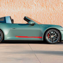 Side Doors Decorative Decal Sticker for Porsche 911 Targa 4S 2026
 3