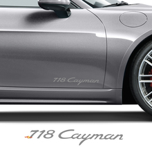 Side Doors Decal Sticker for Porsche 718 Cayman
 2