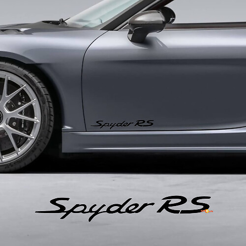 Side Doors Decal Sticker for Porsche 718 Cayman Spyder RS
