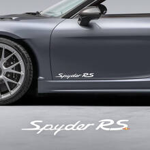 Side Doors Decal Sticker for Porsche 718 Cayman Spyder RS
 2
