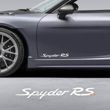 Spyder RS Side Door Vinyl Decal Set for Porsche 718_2