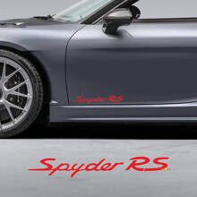 Spyder RS Side Door Vinyl Decal Set for Porsche 718_3