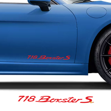 Side Doors Decal Sticker for Porsche 718 Boxster S
 3