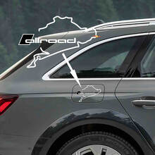Nürburgring Audi Allroad Decal Stickers Decals
 2