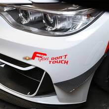 Fgen Don't Touch Bumper sticker decals graphic
 3