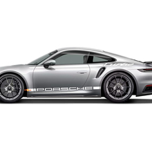 Side 911 Turbo 50 Years 2025 graphic Heritage Design stripes Kit Decal Sticker for Porsche 911 Turbo S 992.2
 2