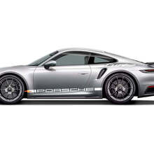 911 Turbo S 50 Years 2025 graphic Heritage Design stripes Kit Decal Sticker for Porsche 911 Turbo S 992.2 2
