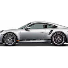 Side PORSCHE stripes Kit graphic Decal Sticker for Porsche 911 Turbo S 992.2
 2