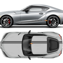Hood Roof Trunk and Doors Side Stripes Graphics Decals Stickers for Toyota Supra GR MKV A90 A91
 2