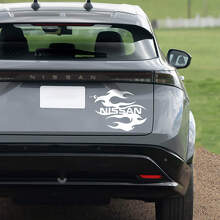 Rear Dragon Racing Graphics Decal for Nissan ARIYA
 2