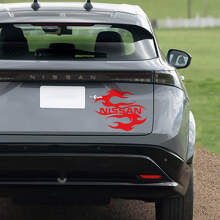 Rear Dragon Racing Graphics Decal for Nissan ARIYA
 3