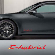 T-hybrid Side Doors Decal Sticker for Porsche 911 turbo S T-hybrid
 3