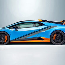 Racing Incline Stripes Side Vinyl Decal Sticker Graphics for Lamborghini STO
 3