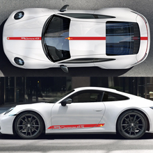 Carrera 4S Side Hood Roof Decal Rocker Panel Stripes Doors Kit Decal Sticker for Porsche 911
 3