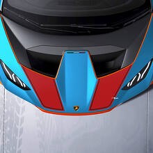 Hood Racing Stripes Vinyl Decal Sticker Graphics for Lamborghini STO
 2