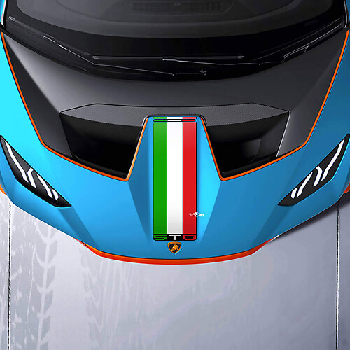 Hood Racing Stripes Vinyl Decal Sticker Graphics for Lamborghini STO
