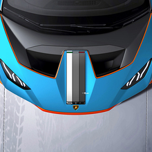 Hood Racing Stripes Vinyl Decal Sticker Graphics for Lamborghini STO
 2