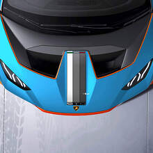 Hood Racing Stripes Vinyl Decal Sticker Graphics for Lamborghini STO
 2