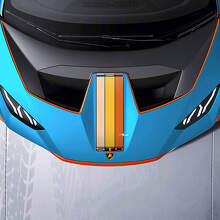 Hood Racing Stripes Vinyl Decal Sticker Graphics for Lamborghini STO
 3