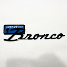 Bronco Badlands Yeti Sasquatch Bigfoot Fender Badges Tailgate Emblem 3D Badge Black vs Blue
 2