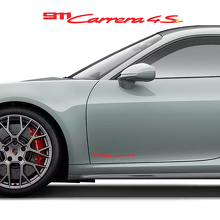 2x Porsche Porsche 911 Carrera 4S Signature Side Doors Decals Stickers
 6