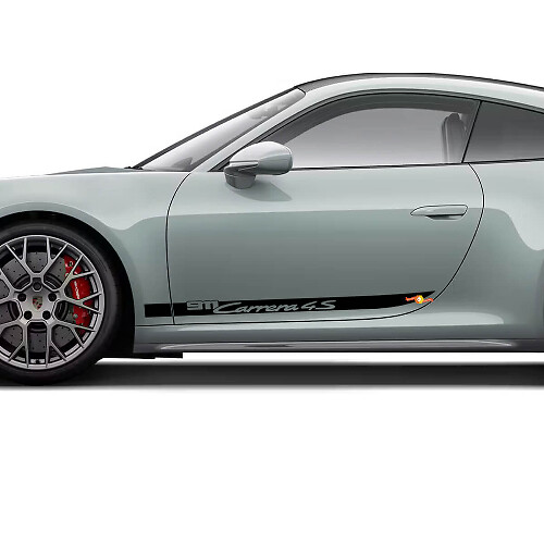 Side Kit graphic Decal Sticker for Porsche 911 Carrera 4S
