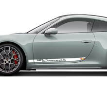 Side Kit graphic Decal Sticker for Porsche 911 Carrera 4S
 2