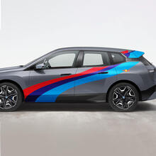 Side iX M Racing Vinyl Decal Sticker Kit for BMW iX
 2