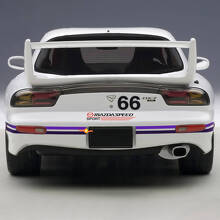 Full 66 Kit Side Hood Stripe Decal Sticker - Custom Vinyl Sticker for Mazda RX-7 Sport
 3