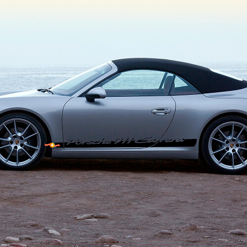Side 911 Doors Stripes Kit Decal Sticker for Porsche 911 Carrera
