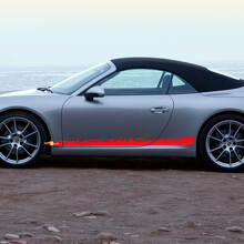 Side 911 Doors Stripes Kit Decal Sticker for Porsche 911 Carrera
 3