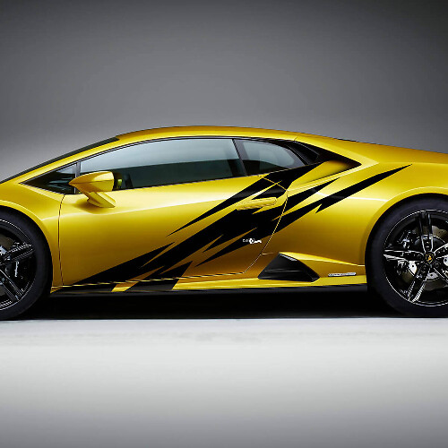 Side Graphics Racing Vinyl Decal Sticker Graphics for Lamborghini Huracan Evo
