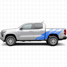 Jagged Door & Bedside Vinyl Stripes for Chevrolet Colorado 3rd Gen 2023-2026_5