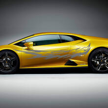 Lightning Tribal Side Racing Vinyl Decal Sticker Graphics for Lamborghini Huracán Evo 2