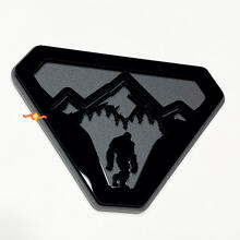 Mountains Sasquatch Bigfoot Yeti Fender Badges Tailgate Emblem 3D Badge 2
 7