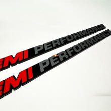 Custom Text PERFORMANCE Bonnet Badge Emblem 3D Badge for Dodge Ram 1500 Pick-up 5.7L V8 Hemi 2