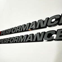 Custom Text PERFORMANCE Bonnet Badge Emblem 3D Badge for Dodge Ram 1500 Pick-up 5.7L V8 Hemi 5