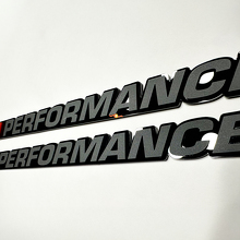 Custom Text PERFORMANCE Bonnet Badge Emblem 3D Badge for Dodge Ram 1500 Pick-up 5.7L V8 Hemi 5