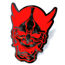 Mask Hannya Japanese Noh Fender Badges Tailgate Emblem 3D Badge
 5