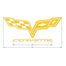 Corvette Logo Hood Vinyl Decal Sticker_2