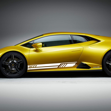 Side Rocker Panel Stripes Graphics Racing Vinyl Decal Sticker Graphics for Lamborghini Huracan Evo
 2