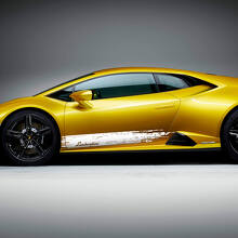 Distressed Side Stripes Vinyl Decal Kit for Lamborghini Huracan Evo_2