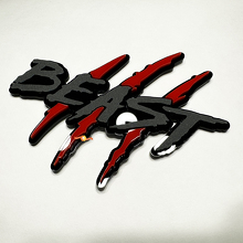 Beast Scratches Claws Fender Emblem 3D Badge
 5