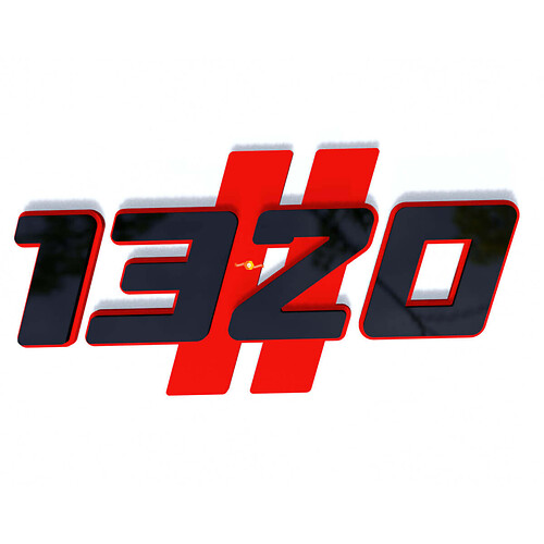 Beast Fender Emblem 3D Badge
