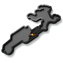 Yeti Sasquatch Jeep Fender Emblem 3D Badge
 2