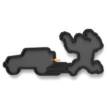 Yeti Sasquatch Jeep Fender Emblem 3D Badge
 5