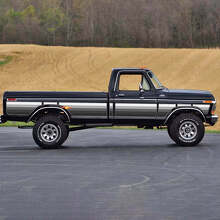 Retro Gradient Vintage Side Graphics Vinyl Decal Sticker for Musclecar truck Ranger Lariat_2