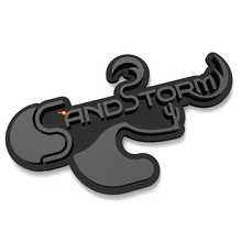 SandStorm Wing Tailgate Badge Emblem 3D Badge 4